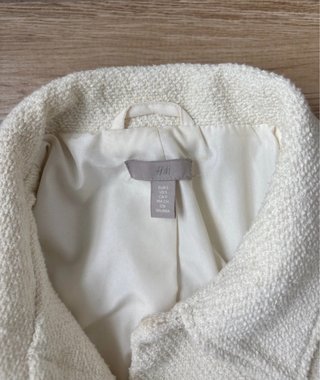 Chaqueta Bomber H&M Blanca