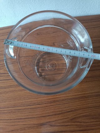Jarrón de cristal Champanera