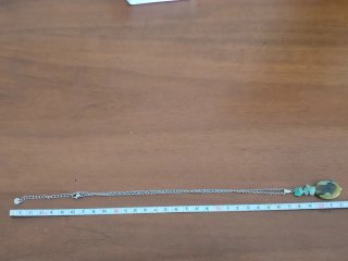 Collana Acciaio con Ciondolo Agata Striata