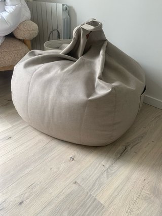 Puf AIIRE beige tela