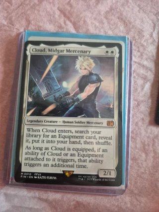 Magic The Gathering Carta Cloud, Midgar Mercenary