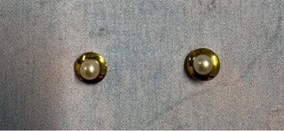 Pendientes oro 18k  recién nacida 1 (el par 80€)