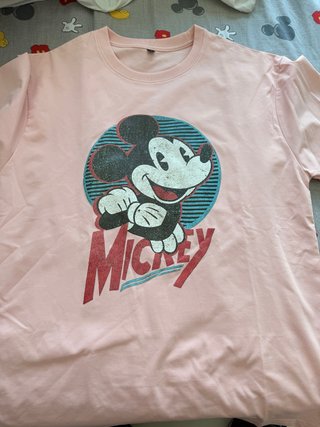 Camiseta Mickey Mouse Rosa