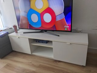 Mueble TV Ikea BYÅS Blanco