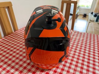 Casco Motocross Fox V1 Naranja
