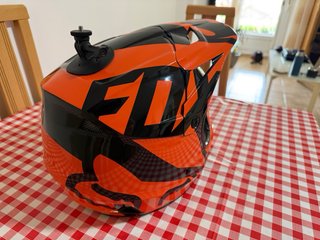 Casco Motocross Fox V1 Naranja
