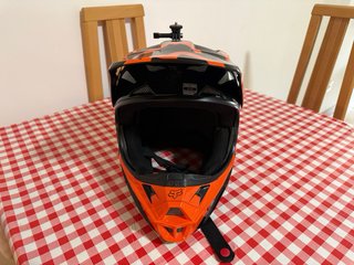 Casco Motocross Fox V1 Naranja