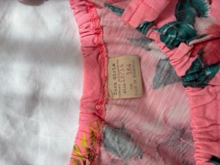 Blusa rosa flores niña talla 13-14