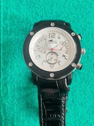Reloj LOTUS Cronógrafo Negro/Plata