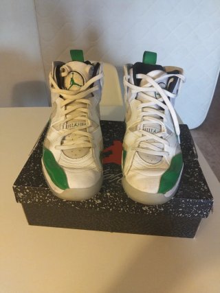 Jordan Jumpman Two Trey Verde Blanco