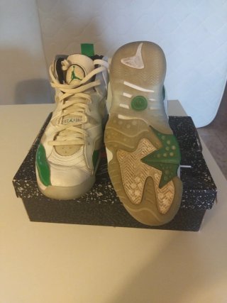 Jordan Jumpman Two Trey Verde Blanco