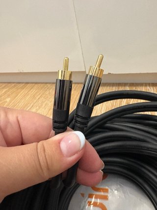 Cable de Audio RCA Negro
