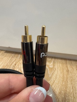Cable de Audio RCA Negro