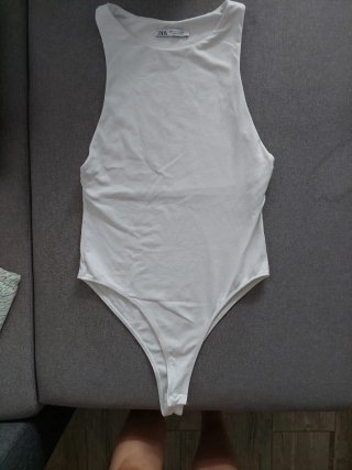 Body blanco Zara talla S