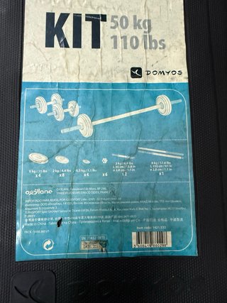 Kit Mancuernas y Barra Pesas Gimnasio