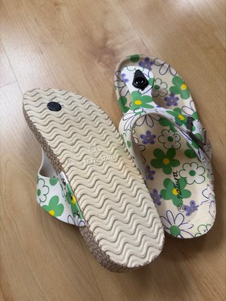 Sandalias Natura Flores Talla 36 Verano