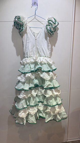 Traje de flamenca niña talla 4 años