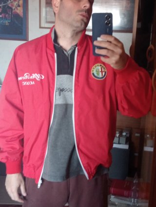 Bomber con stemmi - Alfa Romeo
