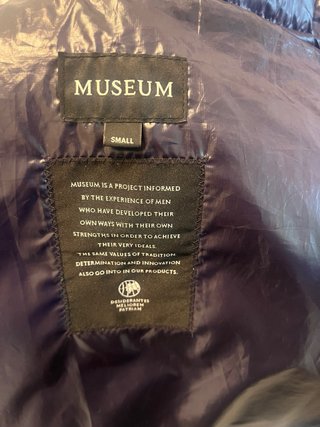 Parka MUSEUM unisex Pelo Natural Azul Talla S