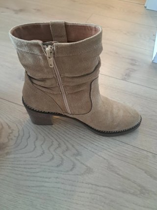 Botines Beige Ante