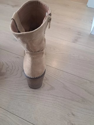 Botines Beige Ante