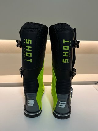 Botas de Moto Enduro/Motocross Negras y Amarillas