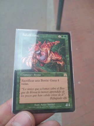 Carta Magic Báloth Voraz 4/4