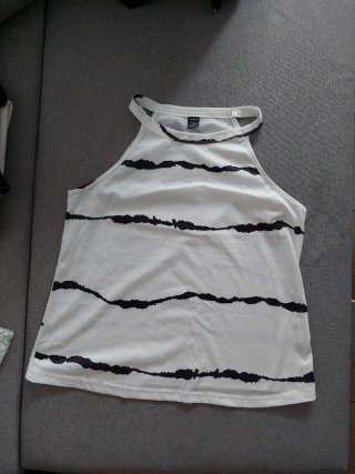 Camiseta SHEIN Talla M Rayas Negras