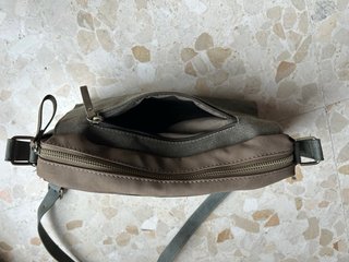 Bolso Misako patchwork marrón y verde