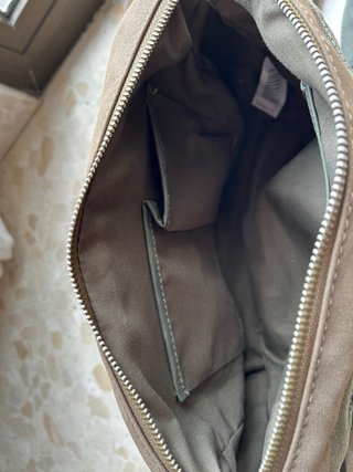 Bolso Misako patchwork marrón y verde