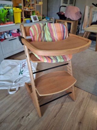 Trona evolutiva madera