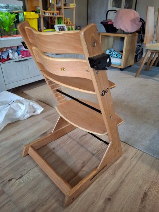 Trona evolutiva madera