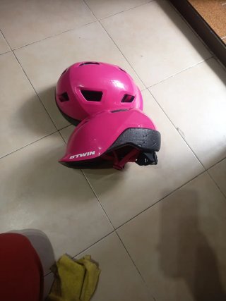 Cascos Bici Niña BTWIN Rosa