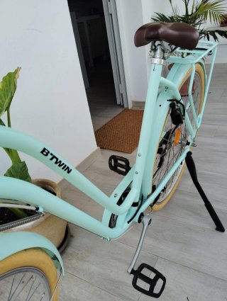 Bicicleta de paseo mint con cesta L