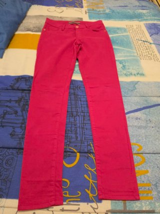Pantalón fucsia Massimo Dutti