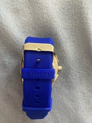 Reloj Calgary Azul y Plateado