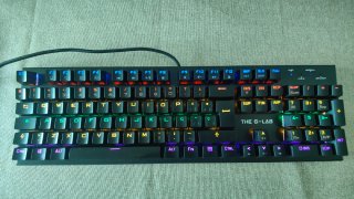 Teclado Mecánico THE G-LAB Keyz Carbon 2