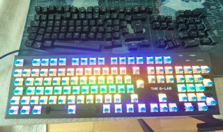 Teclado Mecánico THE G-LAB Keyz Carbon 2
