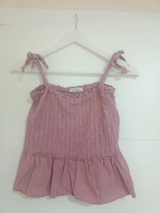 Blusa Brokville rosa con tirantes