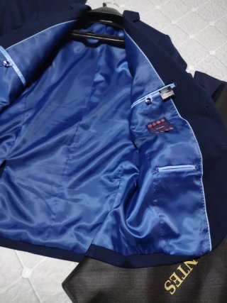 Traje de caballero azul TZ Fabricantes.