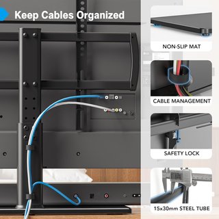 Hemudu soporte TV universal altura ajustable