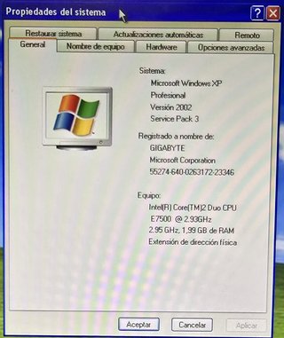 Ordenador Gigabyte GA-945GCMX-S2