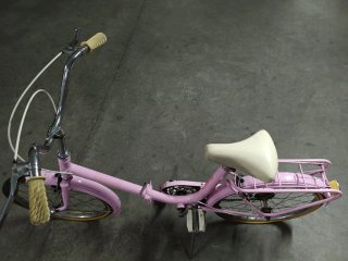 Bicicleta Plegable Vintage Beace's - Rosa Original