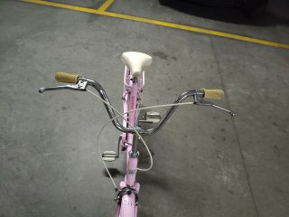 Bicicleta Plegable Vintage Beace's - Rosa Original