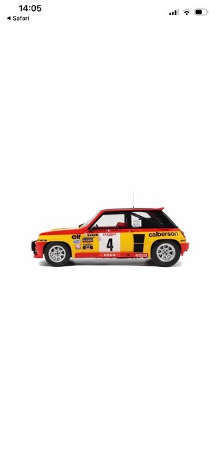 Renault 5 Turbo Gr4 Tour de Corse 1/12