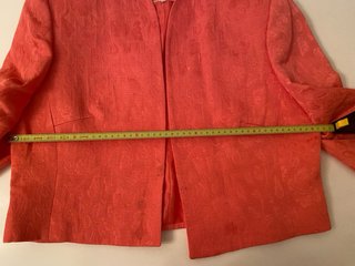 Chaqueta Milano naranja salmón