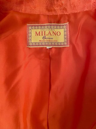 Chaqueta Milano naranja salmón