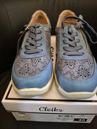 Scarpe sportive Cleiks donna azzurro jeans n.40