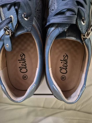 Scarpe sportive Cleiks donna azzurro jeans n.40