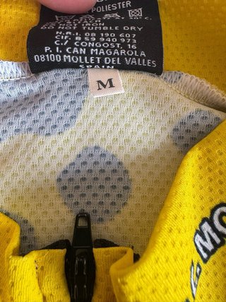 Maillot Ciclismo CCM Montornes Amarillo